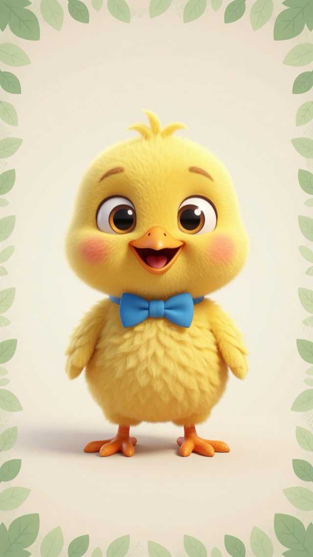Peep, a small curious chick