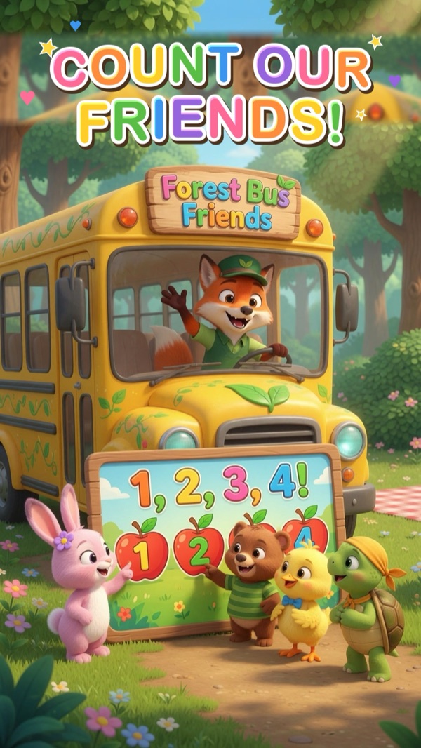 Count Our Friends 1–5! 🚌 episode cover